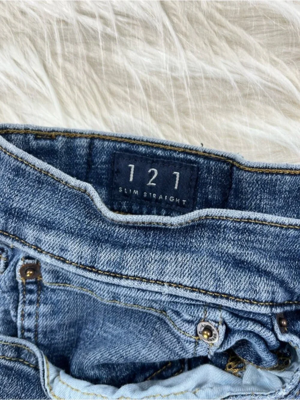Lucky Brand 121 Jeans Men's 36x30 Mid Rise Straight Leg Medium Wash